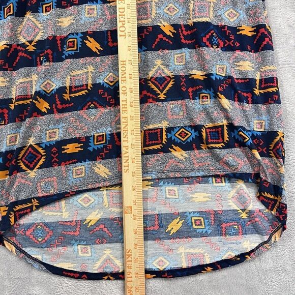 LULAROE T Shirt Sz S Perfect Tee Geometric‎ Short Sleeve NWT Top - Picture 7 of 8